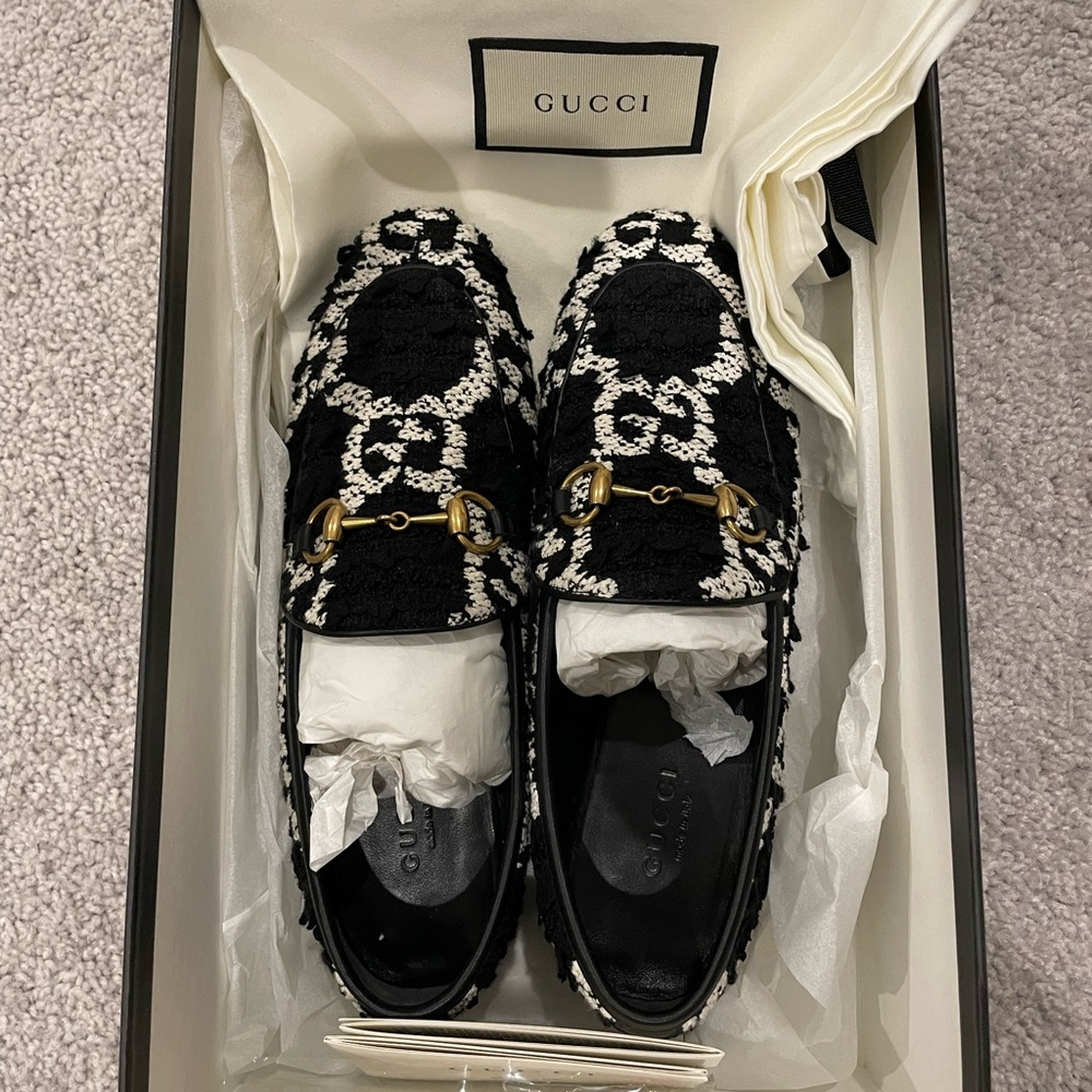 Gucci Women’s Jordan Tweed Loafer